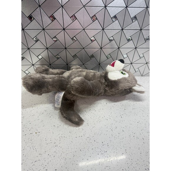 Build A Bear [BAB] Great Wolf Lodge 17in Wiley the Wolf Plush in Military Attire - Picture 10 of 12